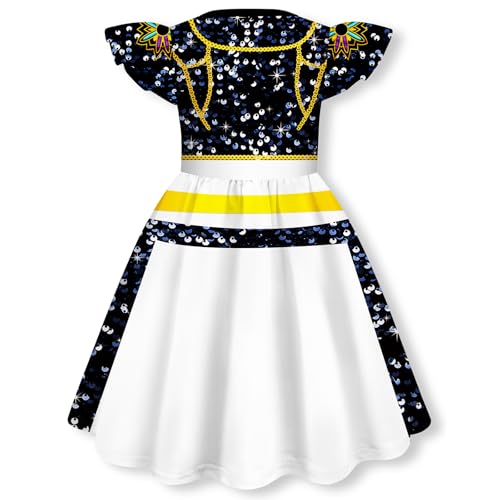 Girls Singer Dress Kids Halloween Dresses Party 5-12 Years3