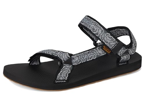 Image of Teva Men's Original Universal Sport Sandal, Archive Top Black /Grey, 7