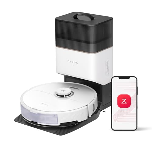 roborock S8+ Robot Vacuum, Sonic Mop with Self-Empty Dock, Stores up to 60-Days of Dust, Auto...