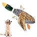 wangstar Squeaky Dog Toy for Puppy Dogs Toys to Keep Them Busy Mallard Duck Stuffed Dog Toys for Medium Small Dogs, 9