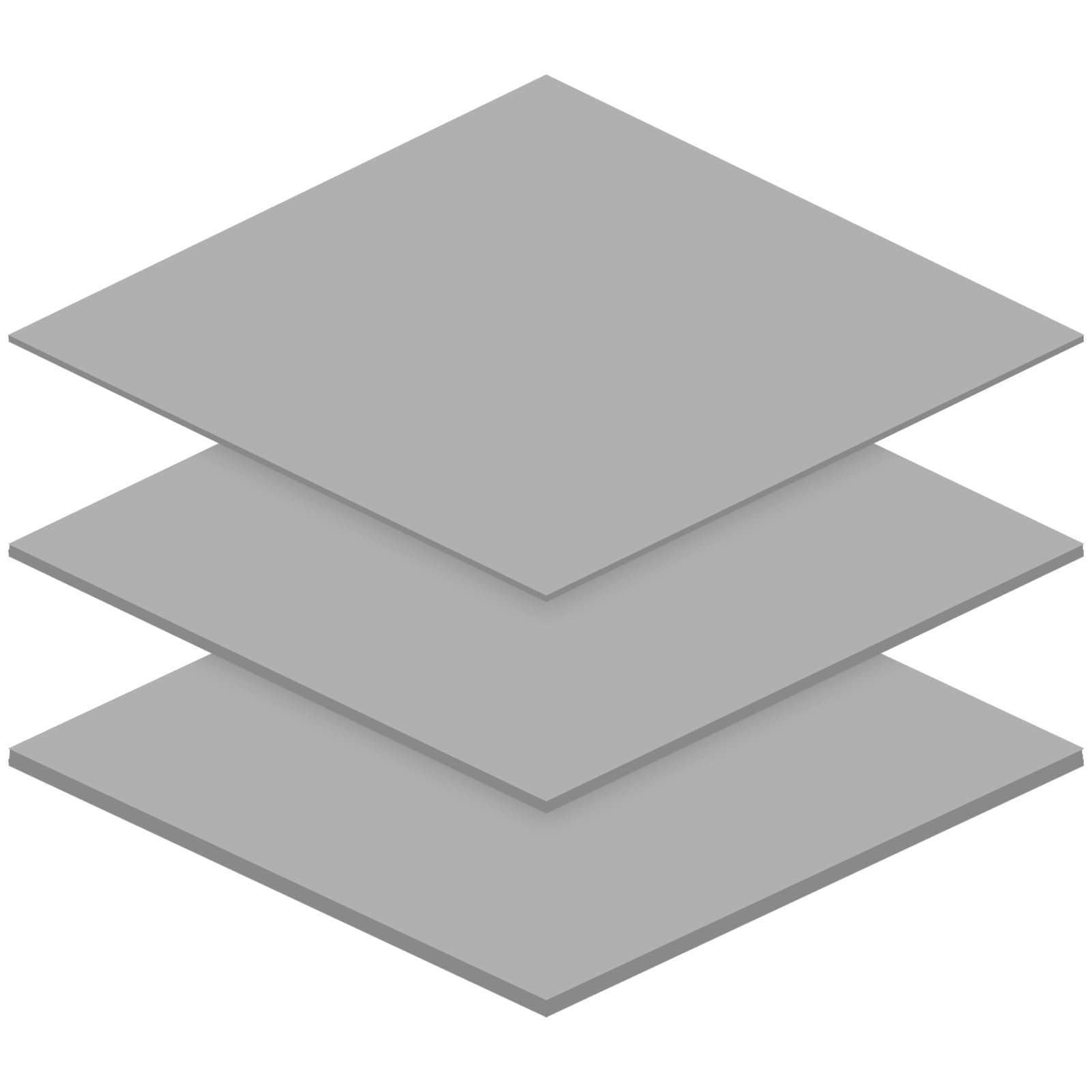 Pads Thermiques Silicone Lot De 3 Coussinets Thermiques Silicone 12,8W/mK - 100x100mm - Épaisseurs 0,5/1/1,5mm - Pour PC Pad Thermique Gpu