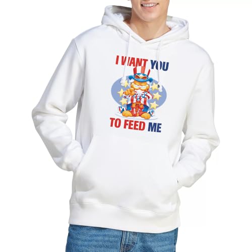 Sweatshirt à capuche Garfield original, cadeau mixte idéal