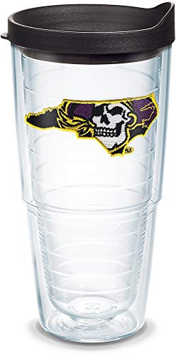 Tervis Made in USA Double Walled East Carolina University Pirates Insulated Tumbler Cup Keeps Drinks Cold & Hot, 24oz, Jolly Roger Tervis Made in USA Double Walled East Carolina University Pirates Insulated Tumbler Cup Keeps Drinks Cold & Hot, 24oz, Jolly Roger