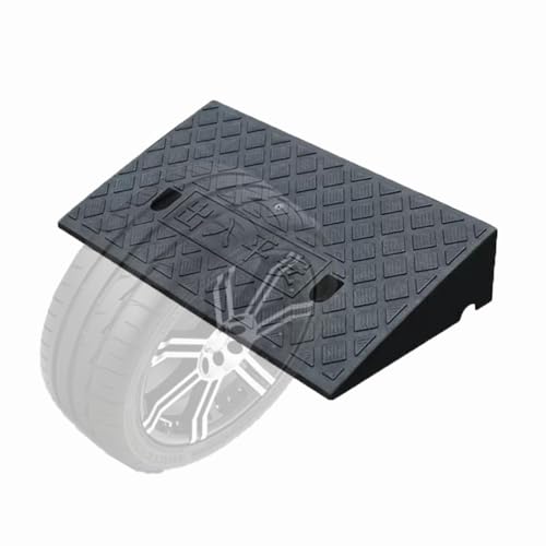 DAQXYH Rampa De Umbral para Entradas 3-22cm Alto, Rampas para Silla De Ruedas Antideslizantes Negro, Rampa De Acceso Portátil para Puertas, Entradas, Escalones, Garaje(50 * 27 * 8cm)