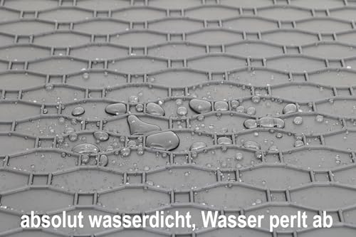 AD Tuning Gummi Kofferraumwanne für Audi A6 + A7 C8 Limo/Avant (2018-) – Passgenaue Antirutsch Laderaumwanne, Wasserdicht, Schmutzabweisend & Pflegeleicht