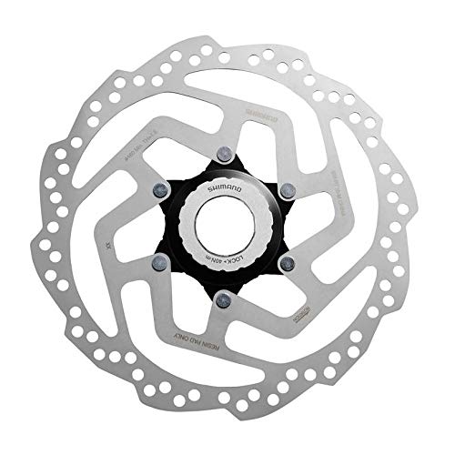 Shimano SM-RT10 Unisex Adult Brake Disc, Silver, 180 mm