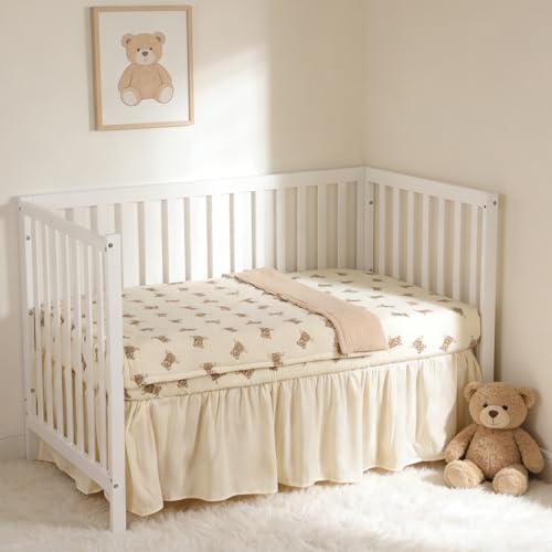 Organic Cotton Baby Crib Bedding Set (3 Pieces)
