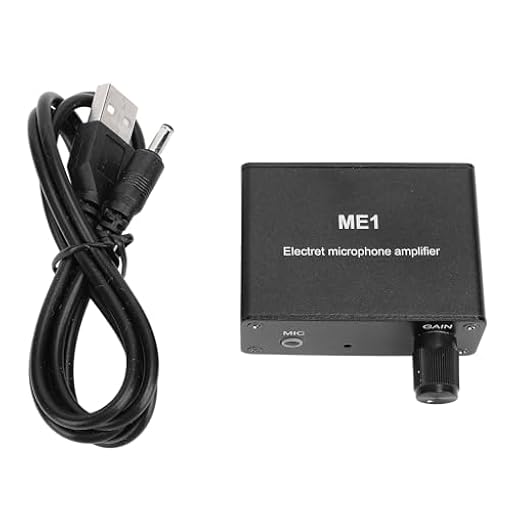 Micrófono de Condensador ME1 de 3,5 Mm, Ganancia Ajustable Micrófono Electret Amplificador de Condensador Preamplificador de Auriculares Entrada ME1 de 3,5 Mm para | Ya disponible en tu tienda friki favorita! En mundofriki.es!
