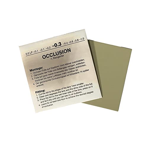 Bangerter Occlusion Foil | 0.3 Power | Reduce Visual Acuity (0.3)