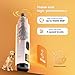 MOONEON 2026 New Silent Groom Pro Pet Nail Grinder, 5-Speed Dog Nail Grinder with Led Light, 40 db Quiet Painless Paws Grooming for Small Medium Large Dogs & Cats, USB Rechargeable