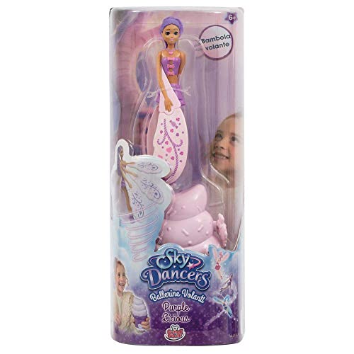 Grandi Giochi - Sky Dancers The Flying Ballerinas, Pack with A Doll and A Launcher, SKD00002