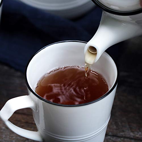 Set de tazas de café cerámica,Juegos de juego de té hogar 7-A - Imagen 4