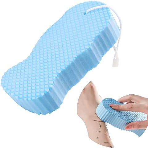 JOKBEN Bath Sponge, Super Soft Exfoliating Sponges for Adults & Baby, Ultra Body Shower Sponge Brush Dead Skin Remover, Bathing Accessories Men Women Kids - Blue, (220510-blue) Cover