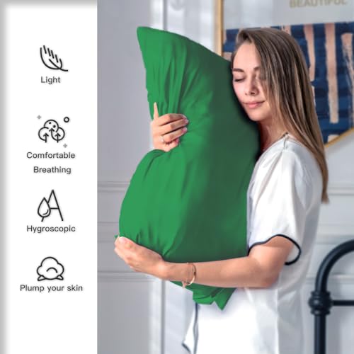 image for Suatien Mulberry Silk Pillow Cases for Hair and Skin King Size Silk Pi