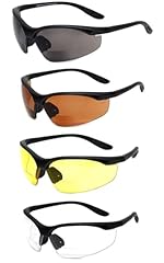 Clear/Smoke Grey/Copper Orange/Yellow (4 Pack)