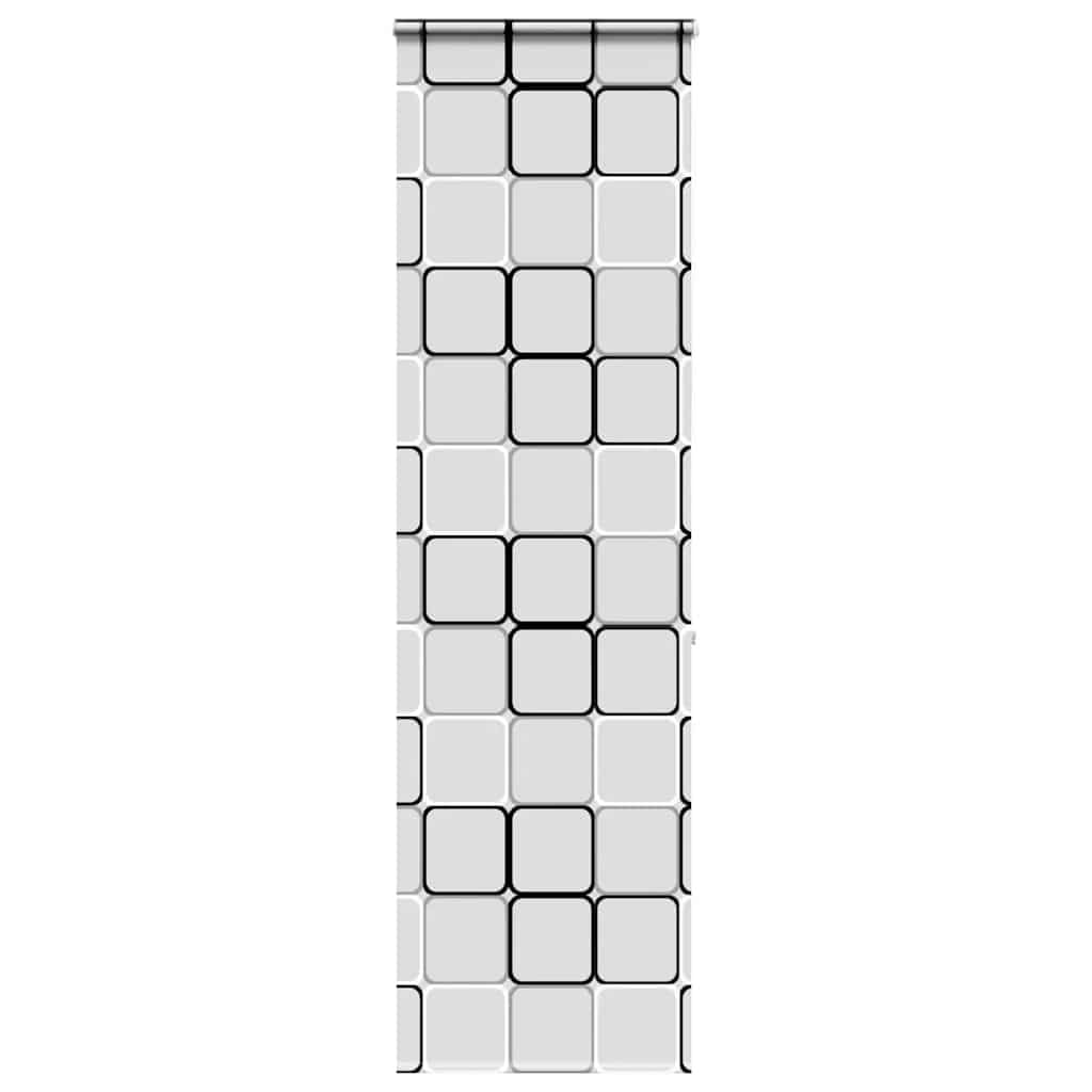 Cortina de ducha enrollable con casete de 70 x 240 cm, PEVA opaco, impermeable, con conector de cadena, ahorra espacio para baño, protección visual, protección solar, oscurecimiento, interior
