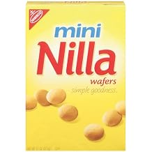 Nabisco Mini Nilla Wafers, 11-Ounce Pack of 4