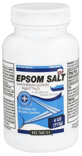 HUMCO - Epsom Salt - 4 oz. CLEARANCE PRICED