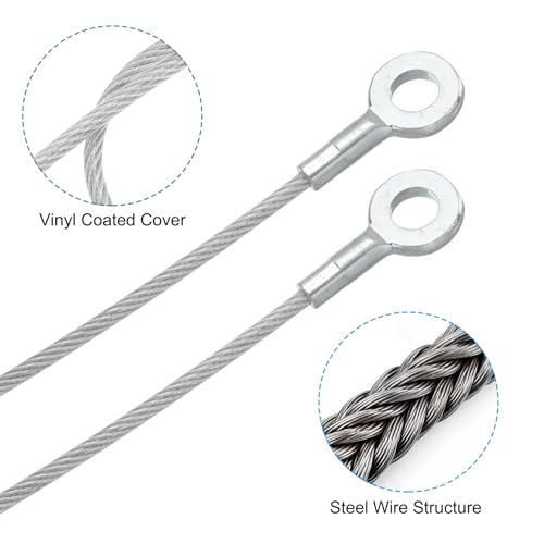 Cable de acero de 3 mm para evitar p&eacute;rdidas de objetos y herramientas 3