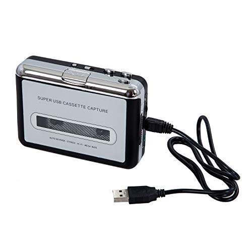 SODIAL(TM) USB Cassette Deck Convertitore