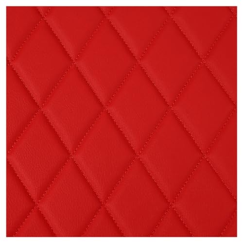 Simili-cuir matelassé bleu roi tissu ameublement voiture 1.6x15m