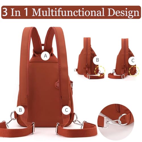 Waterproof 2-Way Commuter Bag, Women Men Large Capacity Lightweight Oxford Convertible Shoulder Bag, Anti-Theft Travel Tote3