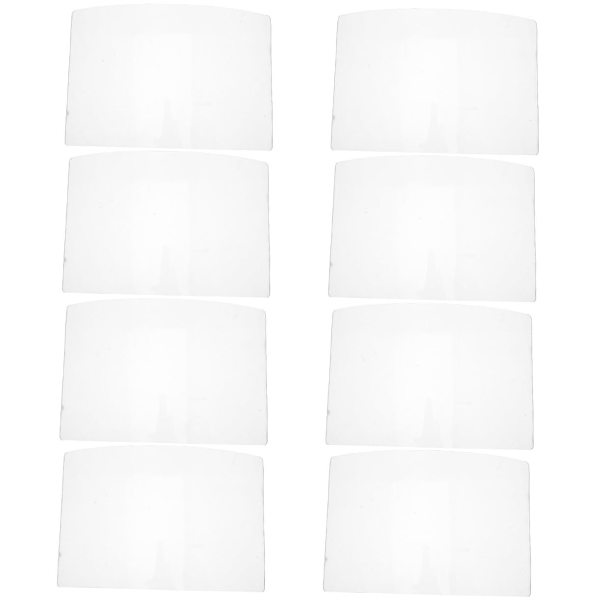 ULTECHNOVO 8stücke Sandstrahlhelm Linse Schutzlinse Für Sandstrahlhaube Staubschutz Und Sichtschutz Beim Sandstrahlen Und Schneiden Hochwertige Leichte Abnehmbare Linse Für Sichere