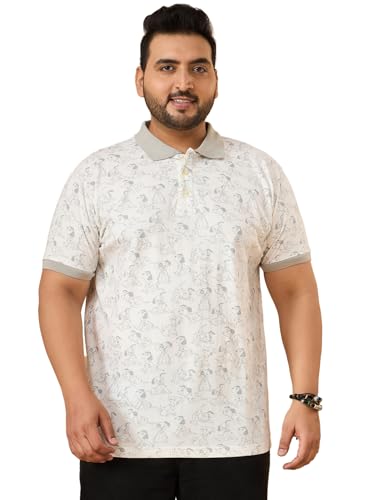 Polo homme grande taille blanc pour valoriser la silhouette avec style