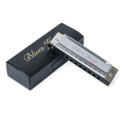 Professional Blues Harp Diatonic Harmonica, 10-Hole C Key, Sleek Design with Protective Case for Professional Player & Beginner, Gift for Family, Friends, Adult, Students - Les Beatles, Paul McCartney, John Lennon, RIngo Starr, George Harrison