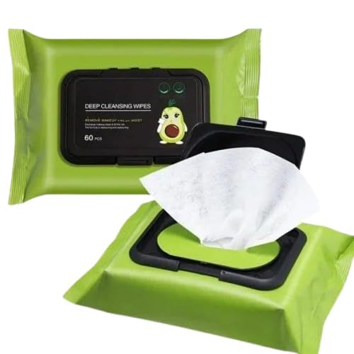 Avocado Makeup Remover Wipes with Cucumber & Vitamin E | Effortlessly Erase Makeup | Moisturizing, Hydrating, Deep Cleaning & Soothing Facial Wipes for Women And Men-picture-38