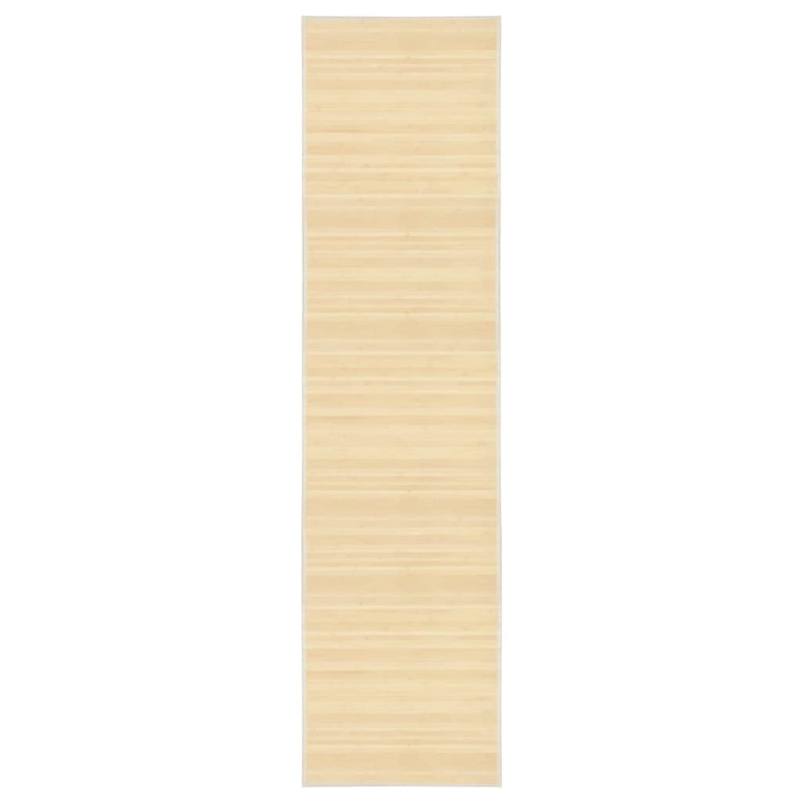 MOONAIRY Alfombra de bambú, Alfombra De Baño, Alfombra Baño Antideslizante, Tarima Baño, Alfombra Banos, 80x300 cm Natural