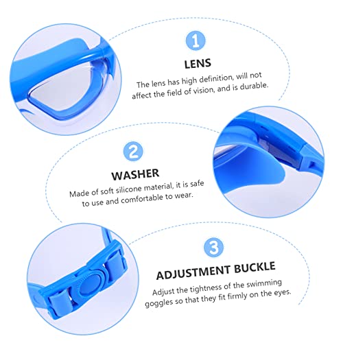 Lunettes de natation garçon fille modèle ergonomique confortable