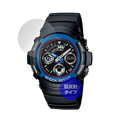 �~���r�b�N�X CASIO�ƌ݊����̂��� G-SHOCK AW-591 / AW-590 / AWG-M100 �p ���˖h�~ �ی� �t�B���� �h�w�� �h�C�A ���{�� OverLay Plus