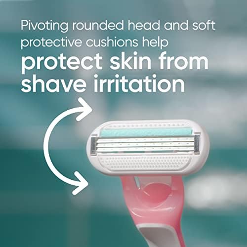 Gillette Venus Sensitive Women's Disposable Razors - Single Package of 3 Razors - 4
