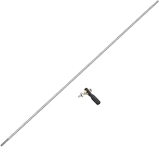 MECCANIXITY 10pcs M2x300mm Push Rod Connector Stainless Steel Rod Linkage, 10pcs M2 2.0xL19mm Lever Steering Linkage Tie Rod End Ball Head End for RC Helicopter