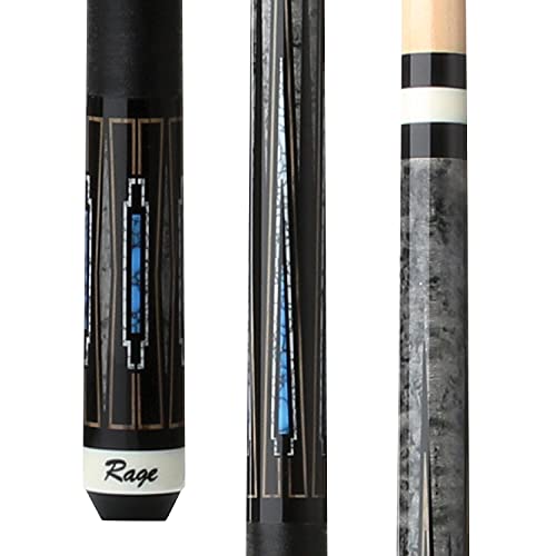 Taco de pool RAGE RG217 53 in, madera gris miniatura 1