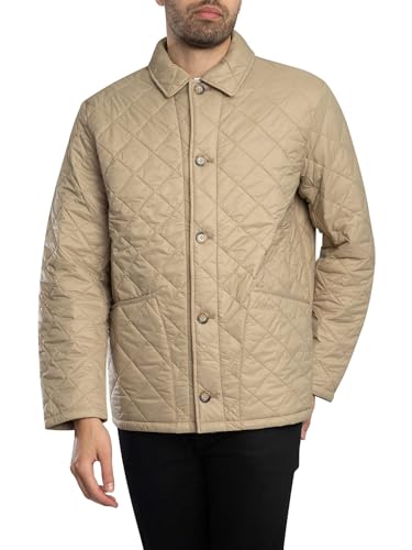 Barbour Men's Tyne Liddesdale Quilted Jacket, Washed Stone3