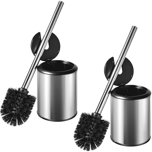 Opiniones de Tazas para inodoro los preferidos por los clientes. 42 2 Cepillos y Portacepillos Escobilla para Inodoro con Soporte y Tapa,Cepillo de Limpieza Limpiador para Taza para Lavar Baño de Acero Inoxidable,Cepillo Sanitario con Base Mango...