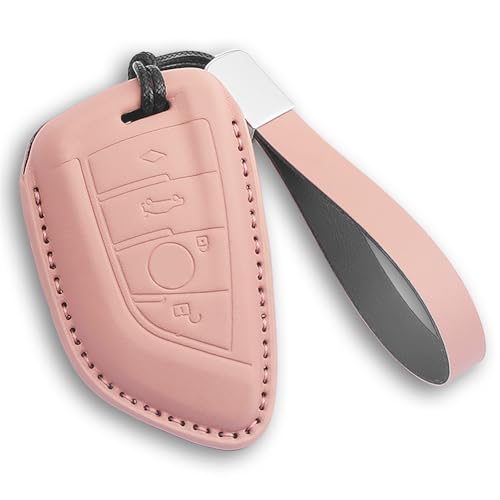 Coque de clé rose pour BMW Série 3 X3 X5 - Accessoire Quotidien