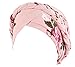 Produktbild Chemo-Krebs-Hut, ethnisch, Boho-Stil, vorgebunden, gedreht, Haarabdeckung, Wickel-Turban, Kopfbedeckung - Pink - Einheitsgröße