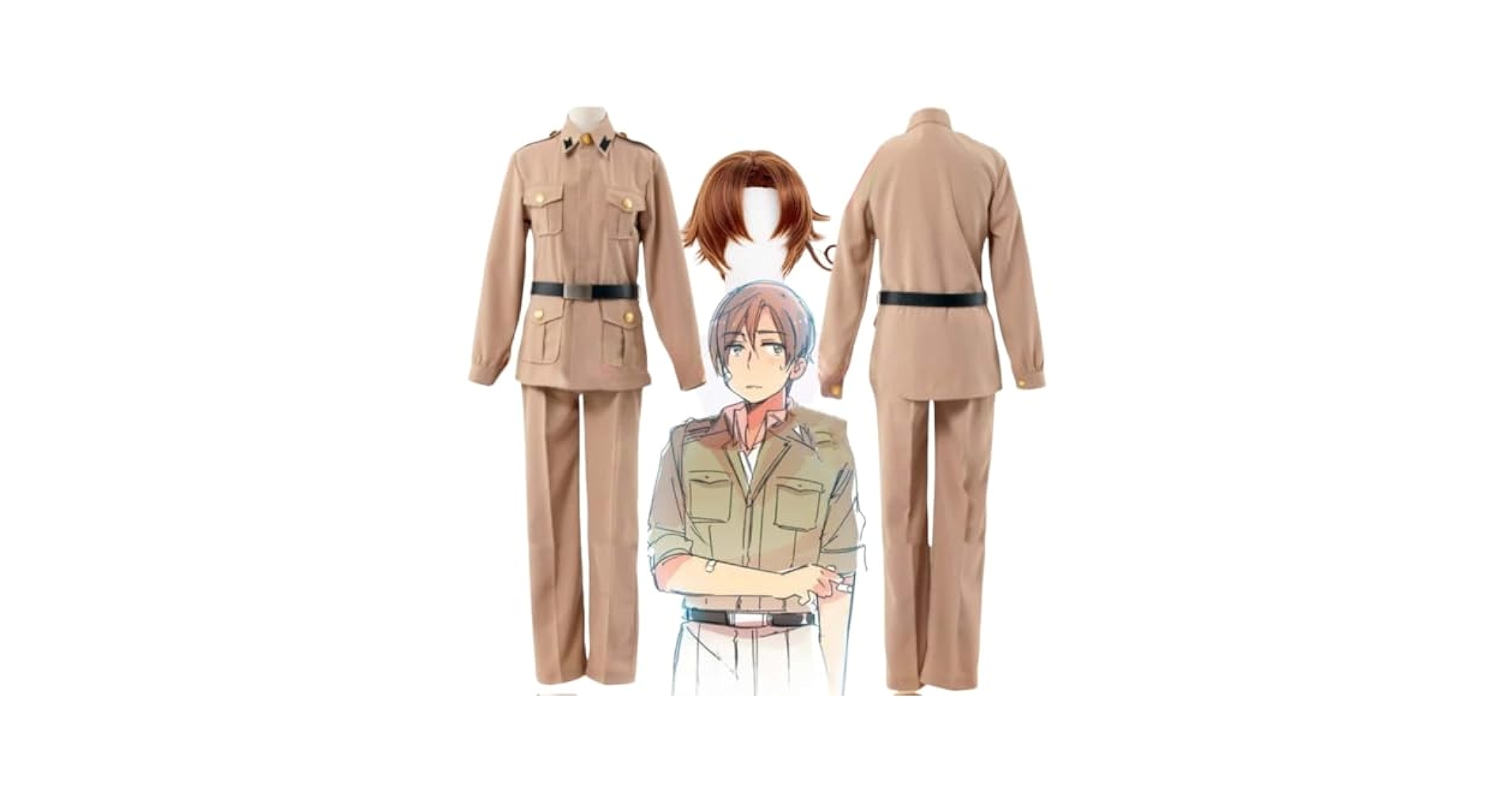 ヘタリア ロマーノ コスプレ 衣装 Amazon.co.jp: ヘタリア APH イタリア ロマーノ 軍服 コスプレ