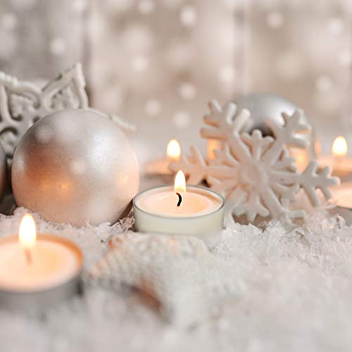 Unscented Tealights Bulk White Soy Tea Lite Candles Long Lasting Clean Burn Candles Set Of 12 #TOP7