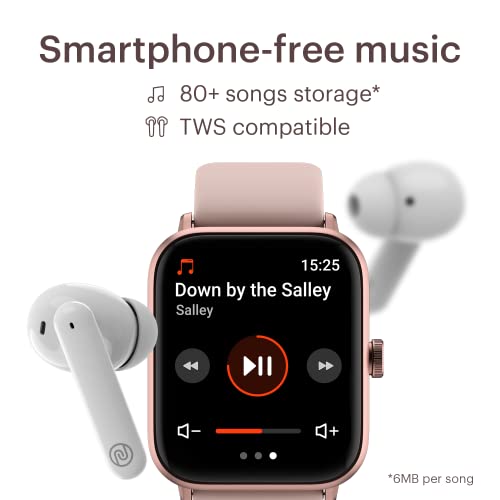 Image of Noise ColorFit Pro 3 Alpha Bluetooth Calling Smart Watch with Alexa Built-in, Fast Charging, 1.69 inch (4.2cm)display, 80+ Songs Storage, 100 Sports Modes, 5ATM Waterproof & Noise Health Suite (Rose Pink)