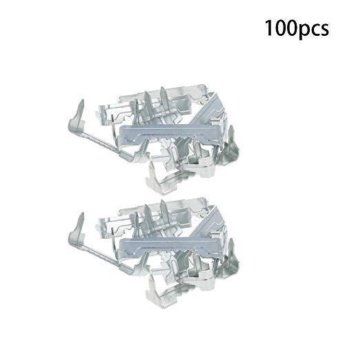 Image of 100PCS No Nail Sawtooth Picture Hangers 1.46 inch Nailess Zinc Plated for Hard and Soft Wood Frames Hanging Silver