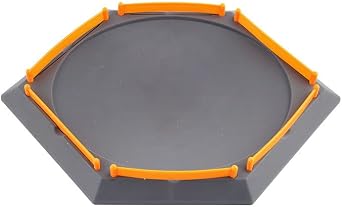 Large Stadium Battle Arena Set Beyblade Stadium Burst Rise Hypersphere Vortex Scrim Battle Set Battling Tops Beyblade Burst Evolution Star Storm Battle Set Game 1pc Hex Grey