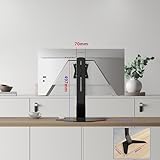 Duronic DM12D1 Monitor Arm Stand Low Profile, 17-30 inch Single LCD LED Desk Mount Bracket with Tilt and Swivel (Tilt +15°/-15°,Rotate 360°) (DM12D1) - Image 2