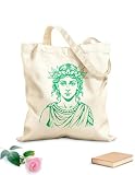 AILOONG Borsa tote con tracolla in fettuccia Tessuto spesso 340g/m² uno stile vintage del dio Artemide Borsa da disegno