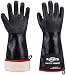 RAPICCA BBQ Gloves -Smoker, Grill, Cooking Barbecue Gloves, for Handling Heat Food Right on Your Fryer, Grill or Oven. Waterproof, Heat Resistant, Fireproof, Oil Resistant Neoprene Coating （14-Inch ）