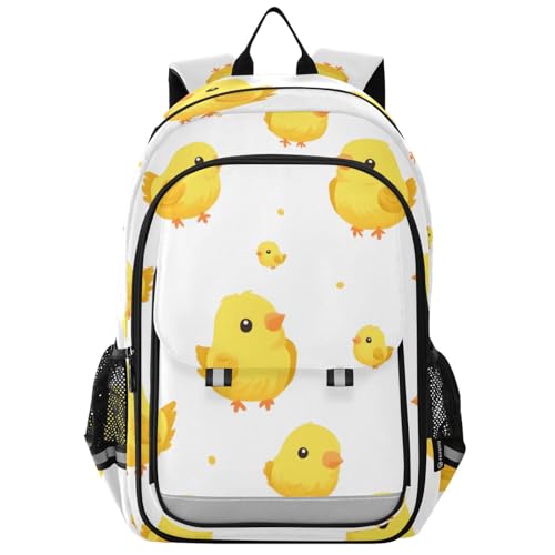 Sac à dos mignon poules jaunes pour enfants filles et garçons