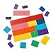 hand2mind Embossed Rainbow Fraction Tiles (Set of 51)